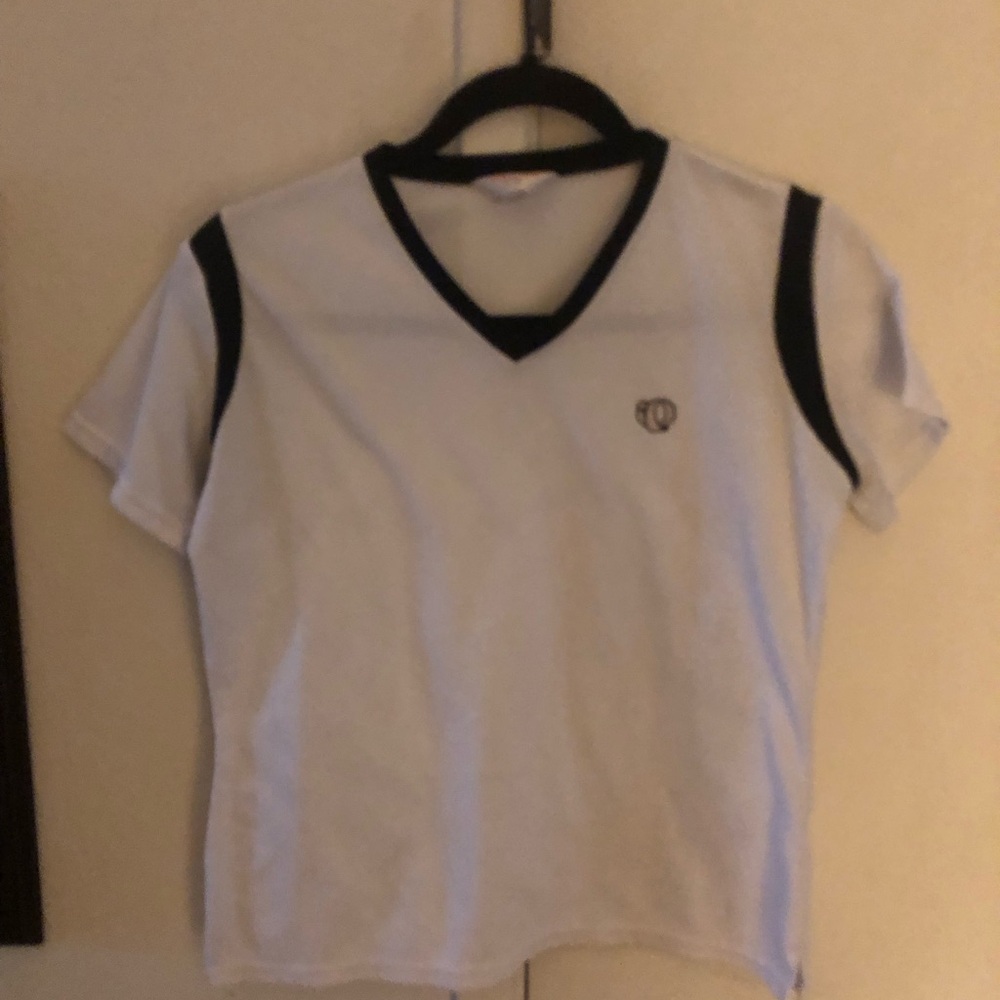 Wicking White Tee with Black Trim- $20 or $15 w/offer * tee deal